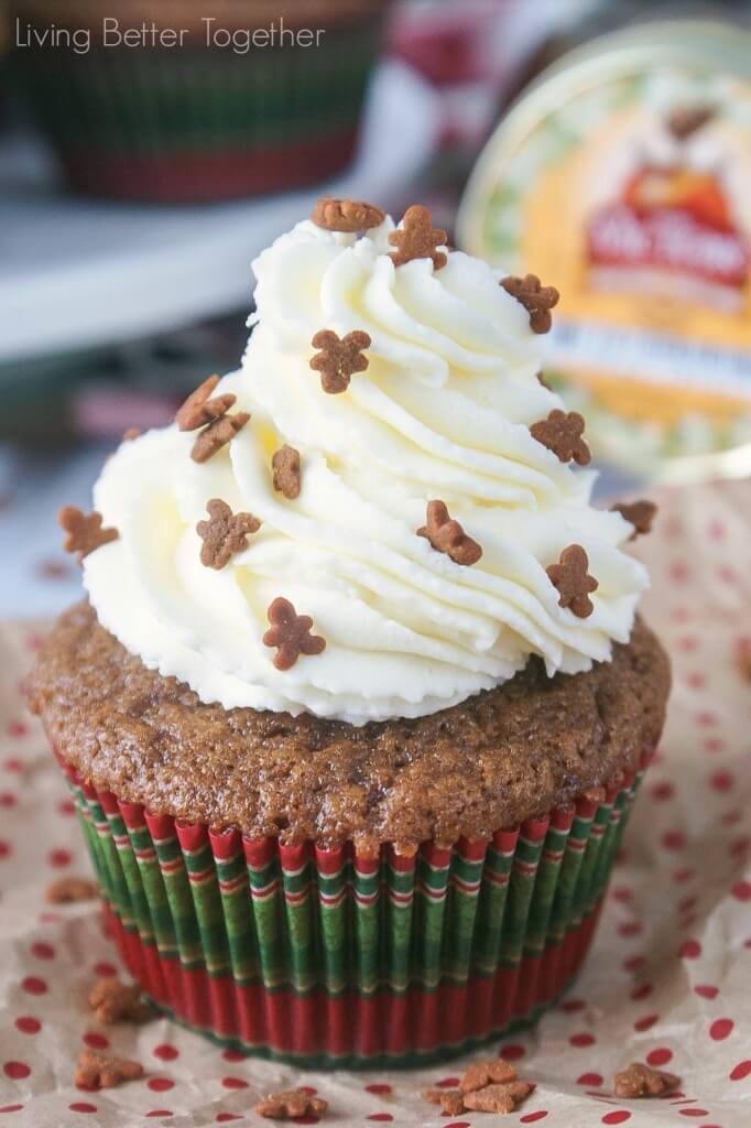 Gingerbread Cupcakes With Honey Buttercream Sugar And Soul