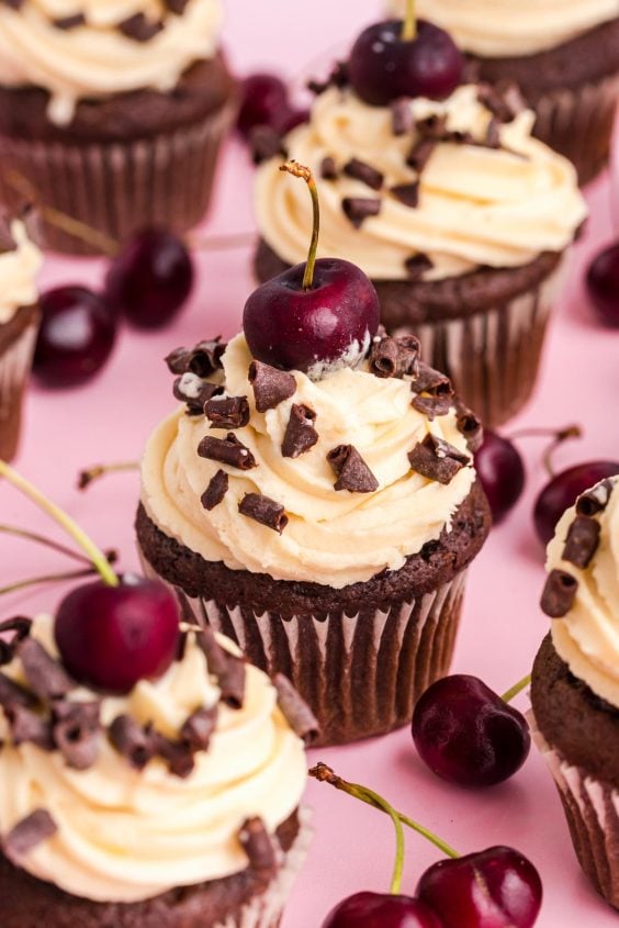 Black Forest Cupcakes - Living Better Together