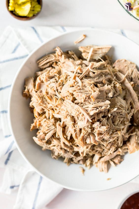 Slow Cooker Whiskey Honey Pulled Pork Recipe - Sugar and Soul