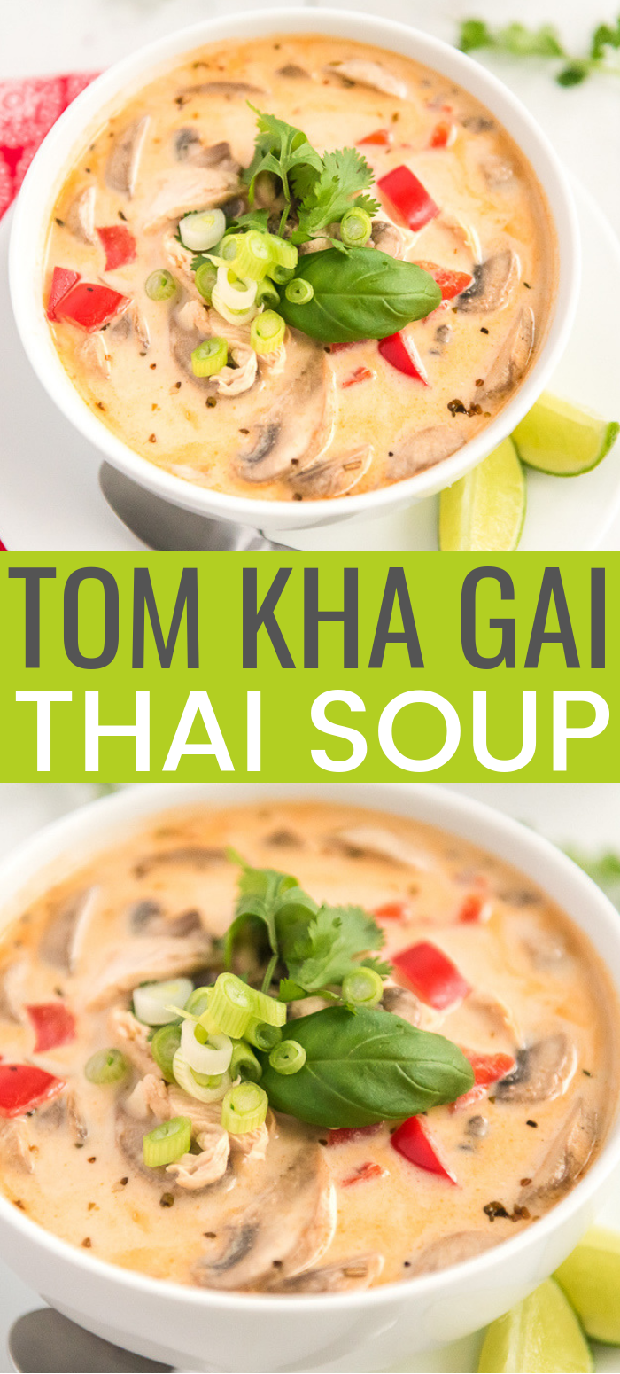 Thai Chicken Coconut Soup - Sugar and Soul