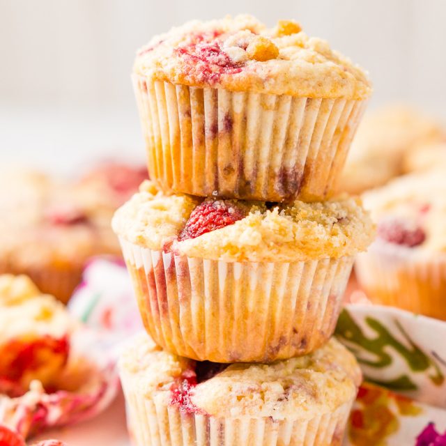 Easy Raspberry Muffins Recipe | by Sugar and Soul Co