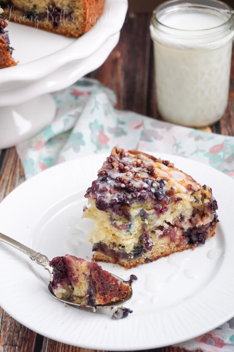 Triple Berry Coffee Cake - Sugar and Soul