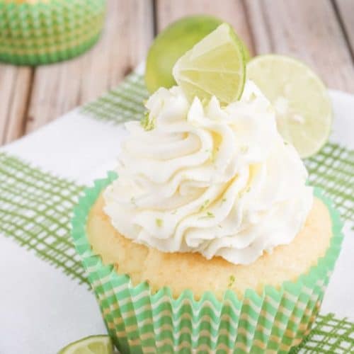 Key Lime Pie Cupcakes - Sugar and Soul