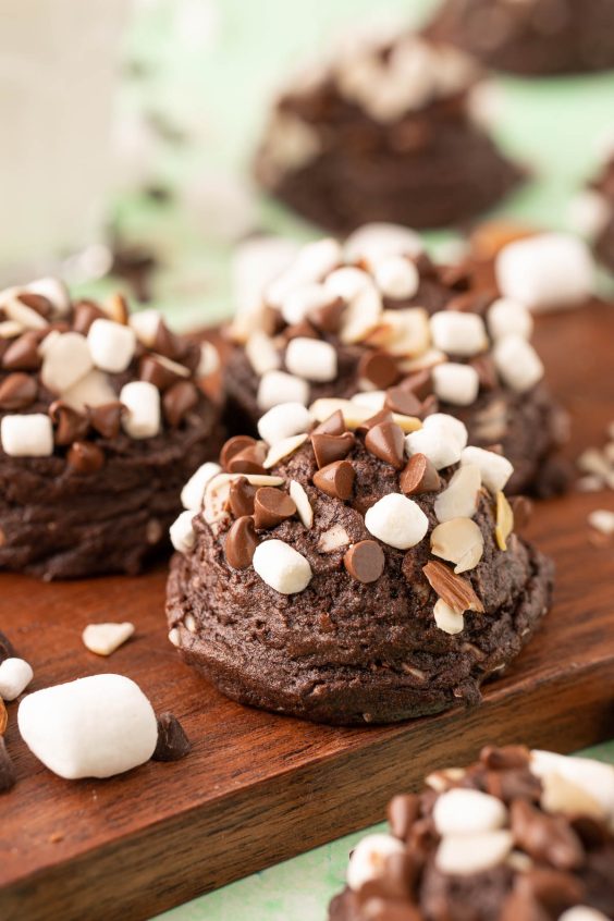 Rocky Road Pudding Cookies - Sugar and Soul