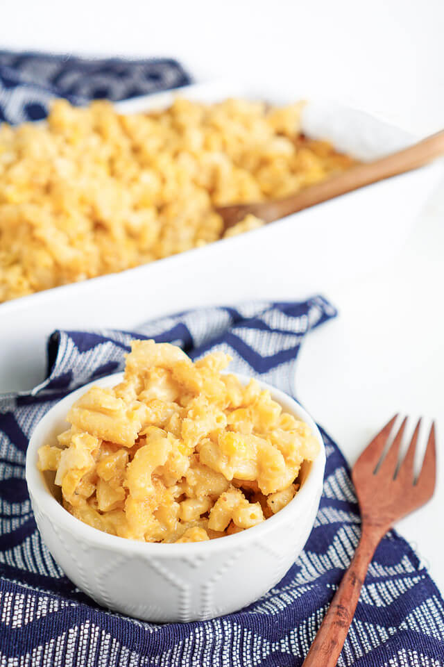 One Dish Corn Mac n' Cheese