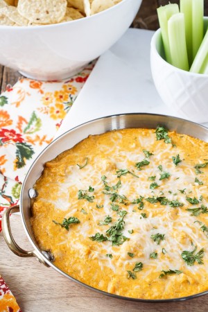 Easy Baked Buffalo Chicken Dip Recipe | Sugar & Soul