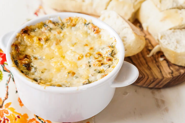 Baked Spicy Spinach Dip  Sugar and Soul