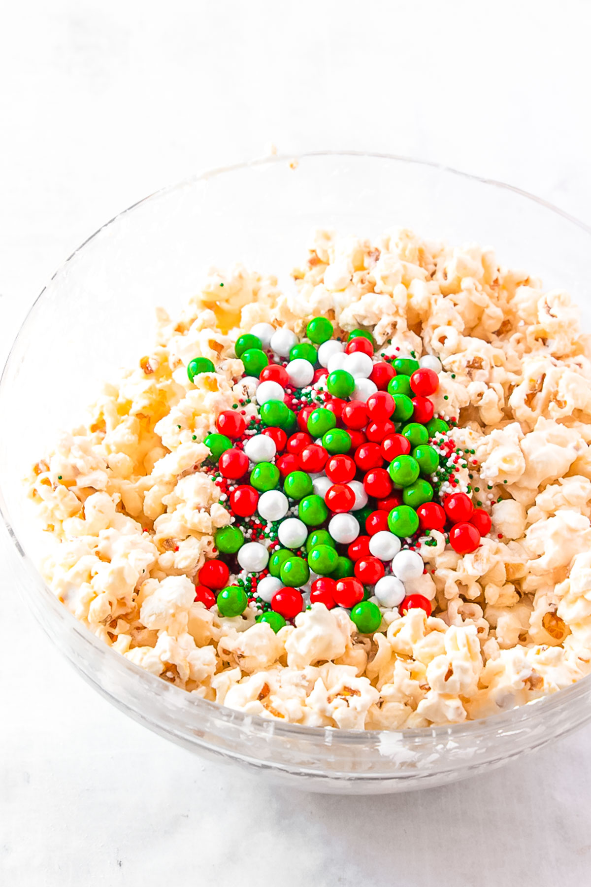 Easy Christmas Popcorn Recipe | Sugar and Soul Co