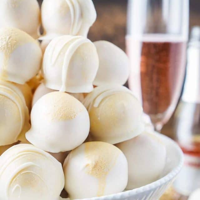 Strawberries & Champagne Cake Balls - Sugar and Soul