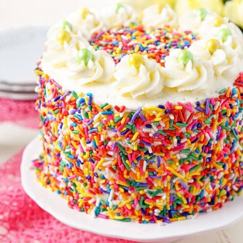 Funfetti Cake - Sugar and Soul