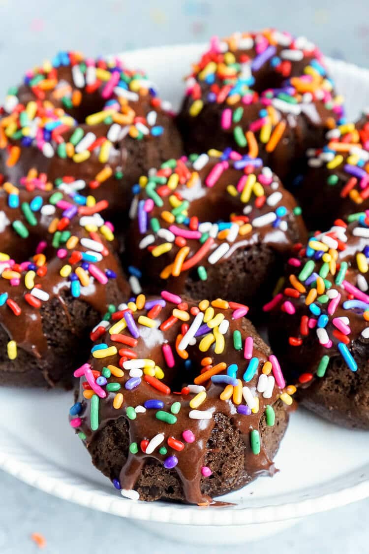 Mini Chocolate Bundt Cakes | Sugar and Soul