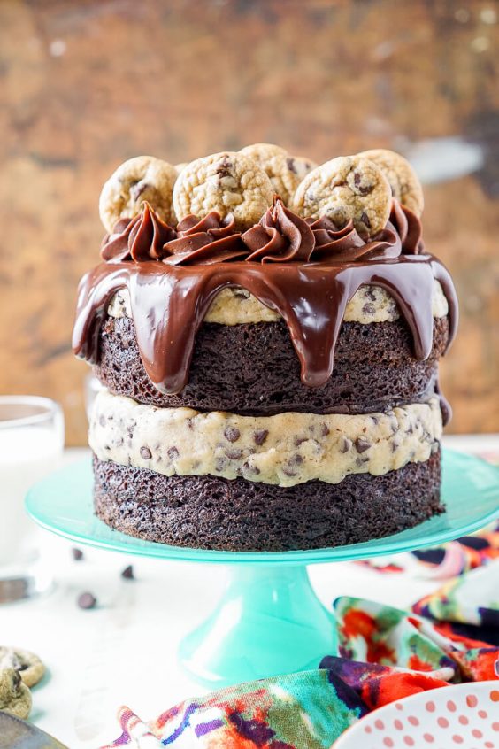 Chocolate Chip Cookie Dough Cake Sugar and Soul