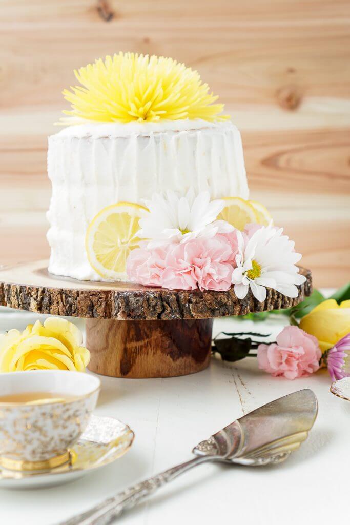 Earl Grey Cake with Lemon Buttercream - Sugar and Soul