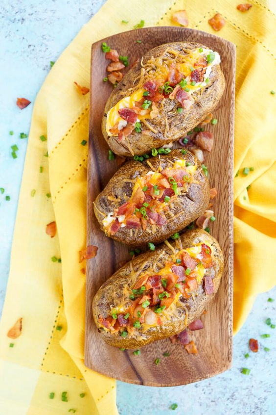 Best Ever Baked Potatoes - Sugar and Soul