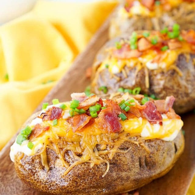 Best Ever Baked Potatoes - Sugar and Soul