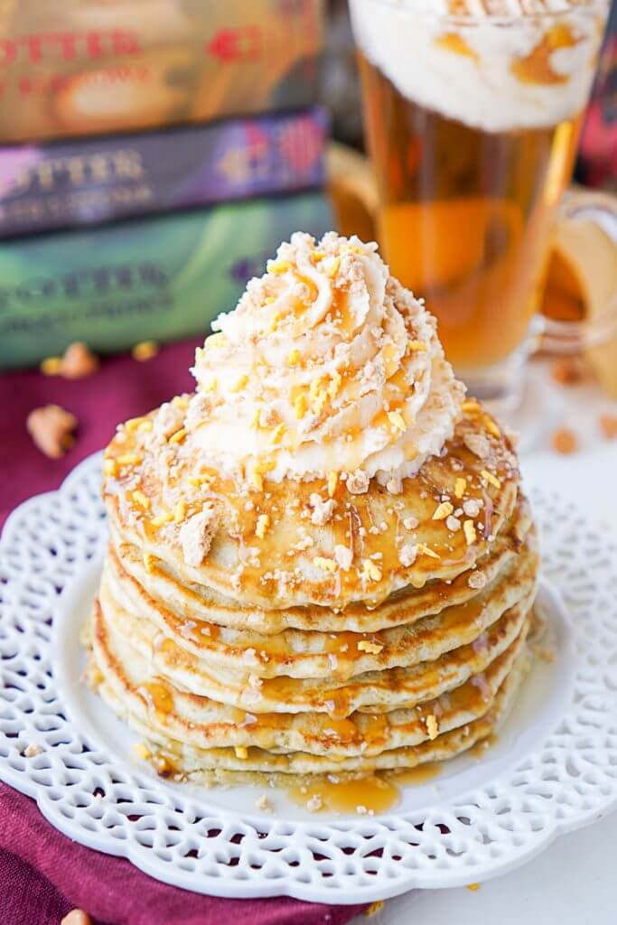 Harry Potter Butterbeer Pancakes Recipe | Sugar & Soul