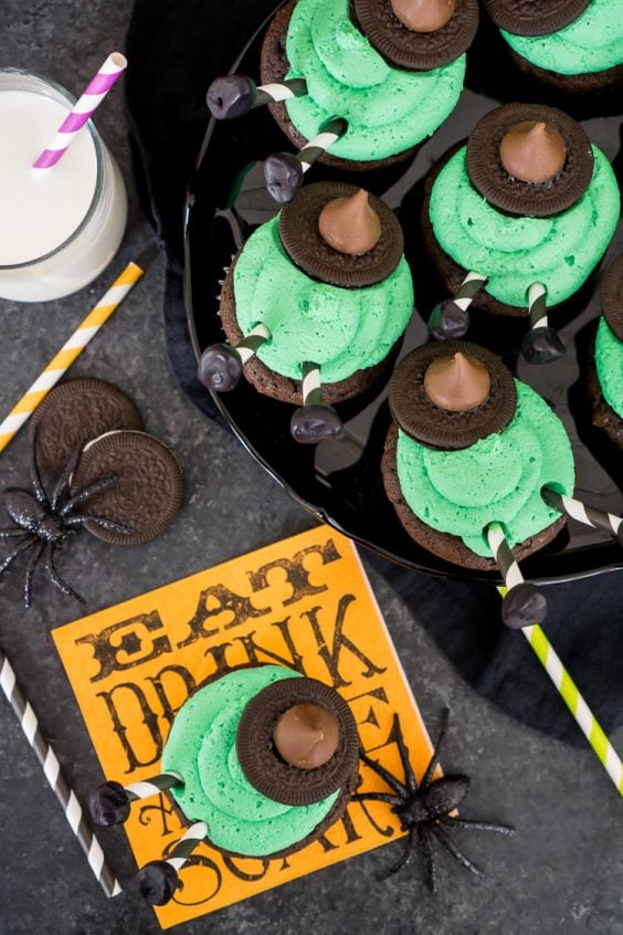 Easy Melted Witch Cupcakes Recipe 