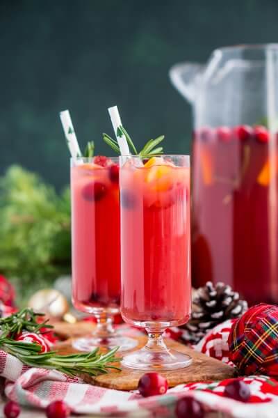 Christmas Punch Recipe (Boozy or Not!) - Sugar and Soul