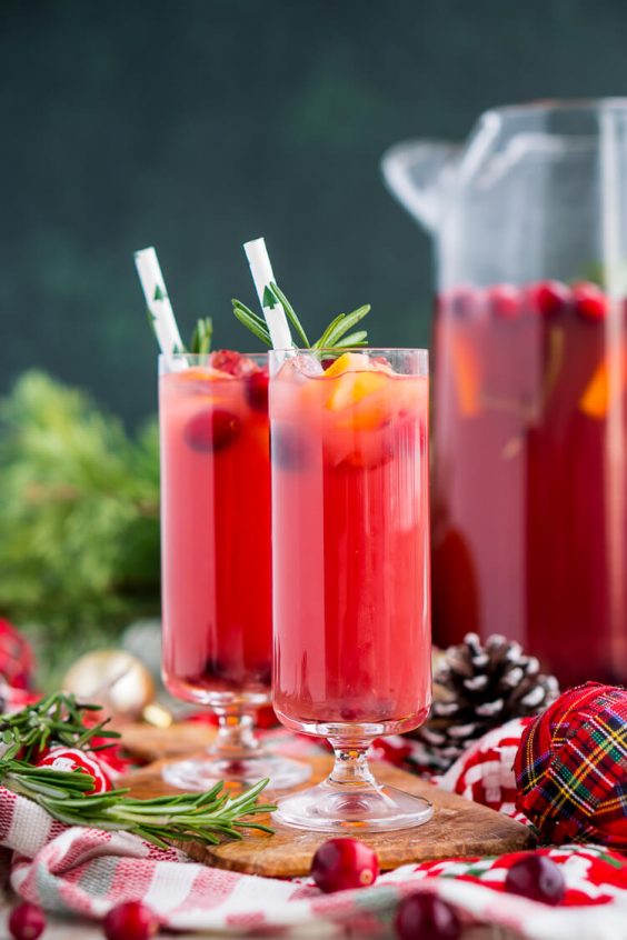 Christmas Punch Recipe (Boozy or Not) | Sugar &amp; Soul