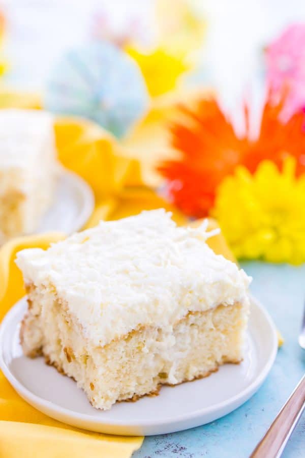 Coconut Poke Cake Sugar and Soul