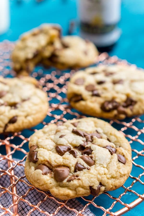 Bakery Style Chocolate Chip Cookies - Sugar and Soul