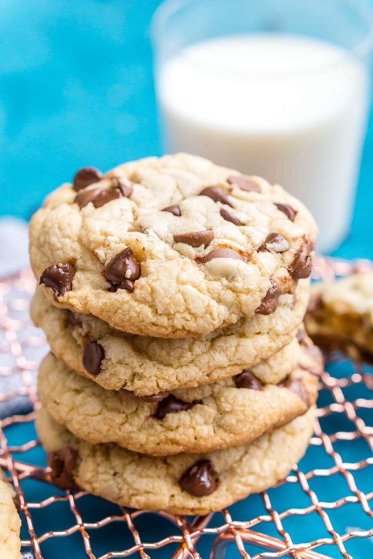 Bakery Style Chocolate Chip Cookies - Sugar and Soul