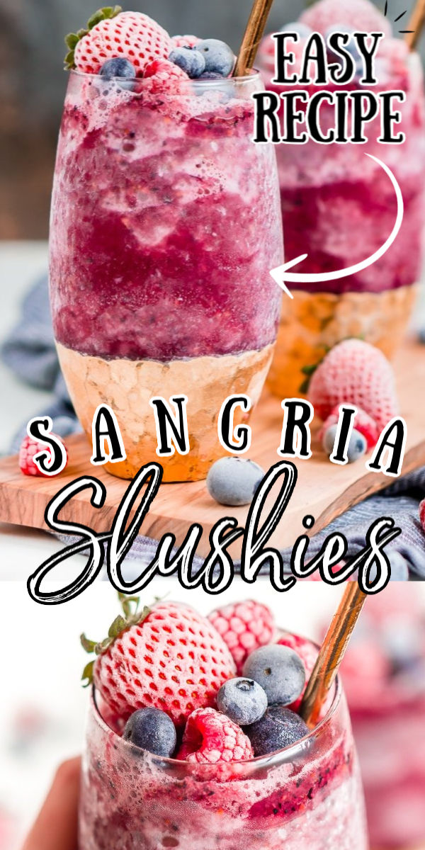 Easy Sangria Slushies Drink Recipe | Sugar & Soul
