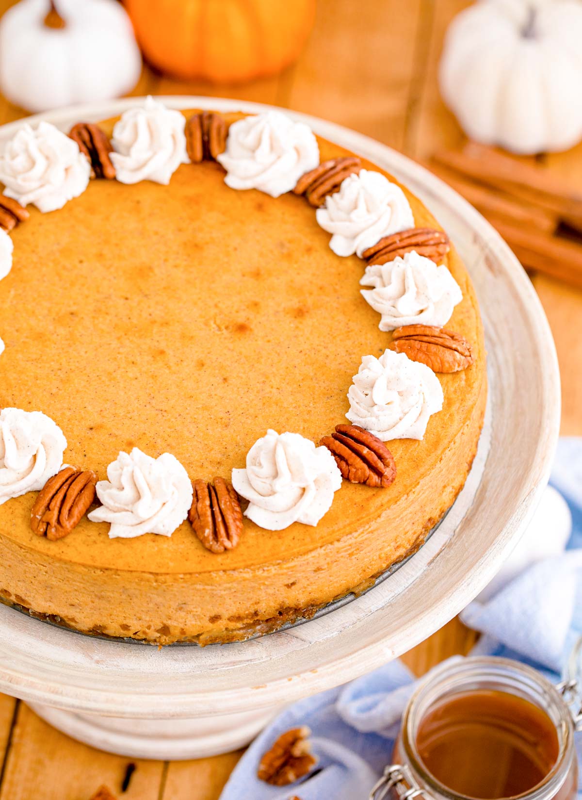 6 Inch Pumpkin Cheesecake Recipe - Homemade In The Kitchen