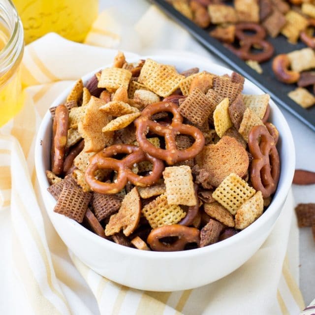 Easy Homemade Chex Mix Party Recipe | Sugar & Soul