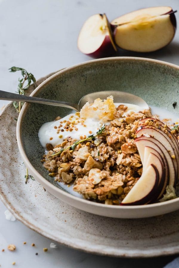 Easy Warm Granola Breakfast Bowl | Sugar & Soul