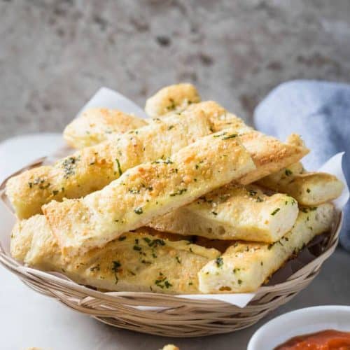 Garlic Parmesan Breadsticks Recipe Sugar & Soul