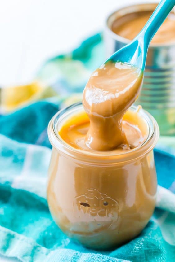 Slow Cooker Dulce de leche Caramel Sauce | Sugar & Soul