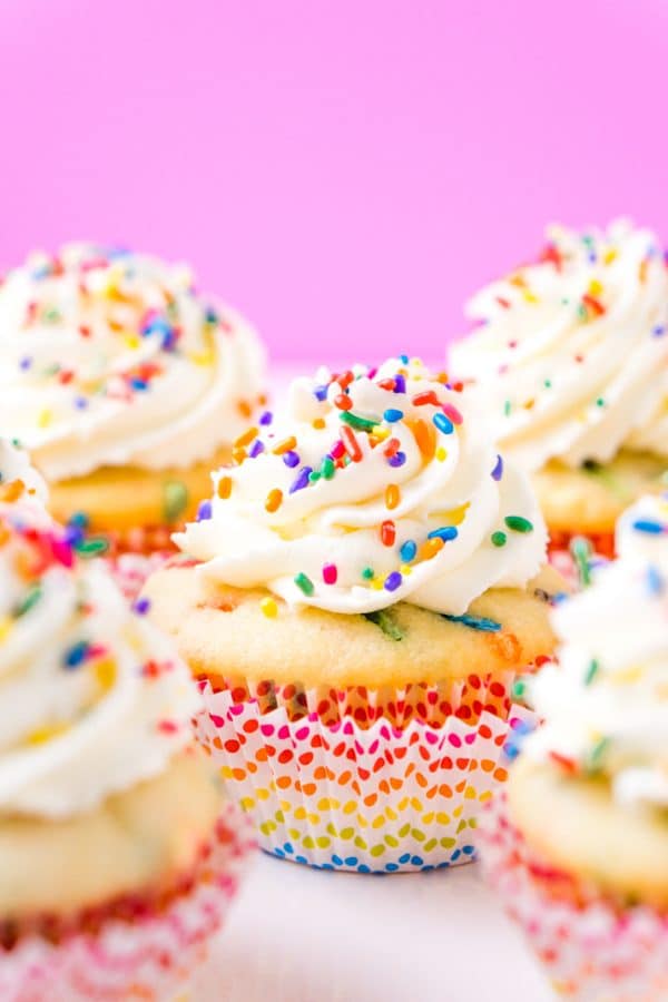 Funfetti Birthday Cupcakes Recipe | Sugar and Soul