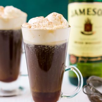 Traditional Irish Coffee Recipe  by Sugar and Soul