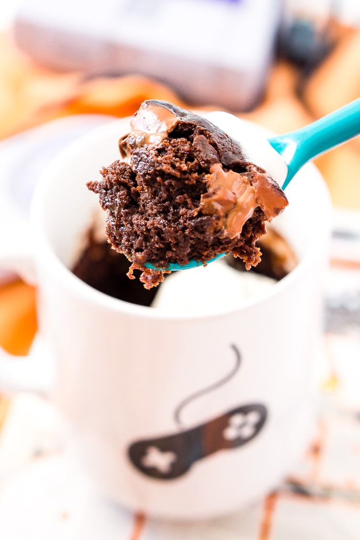 Microwave Brownie Mug Cake Recipe | Sugar & Soul
