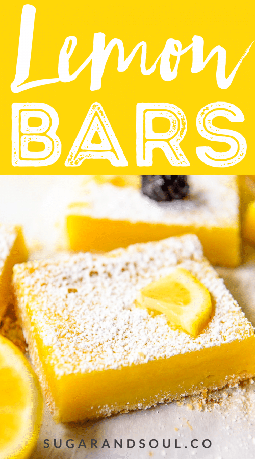 Lemon Bars With Shortbread Crust Recipe | Sugar and Soul