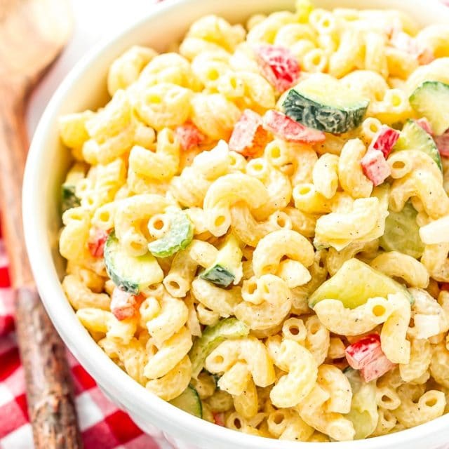 Classic and Easy Macaroni Salad Recipe | Sugar & Soul