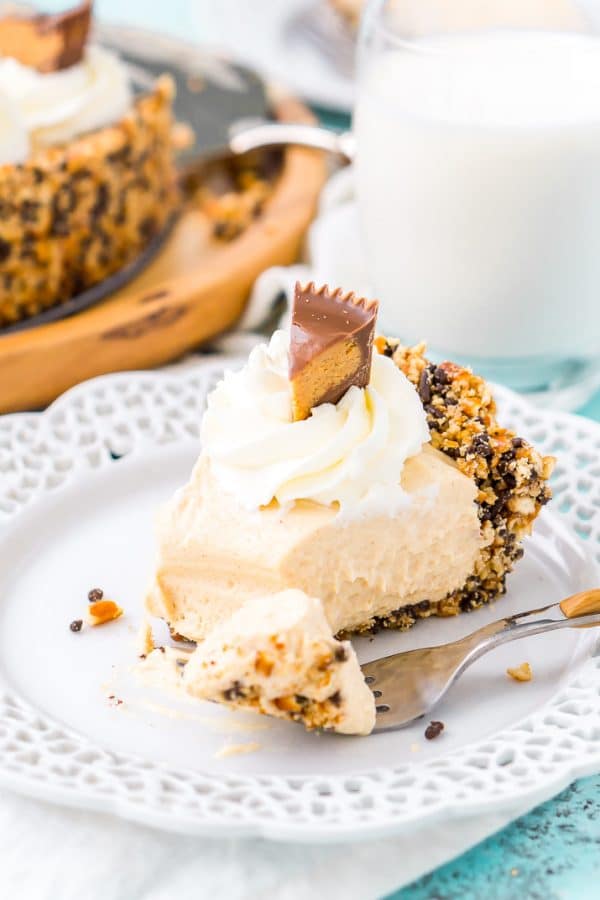 Peanut Butter Pie No Bake Recipe | Sugar and Soul