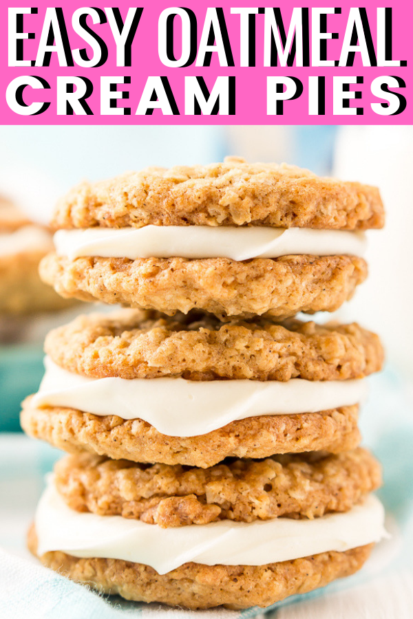 Easy Oatmeal Cream Pies Recipe Sugar and Soul