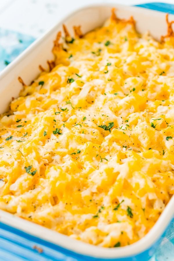 Hashbrown Casserole - Cracker Barrel Copycat | Sugar & Soul