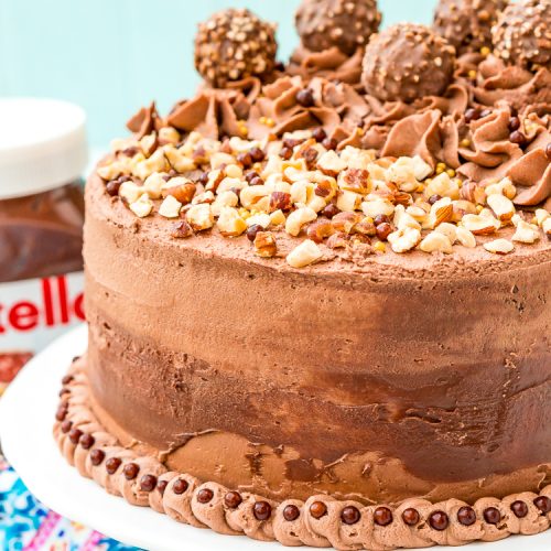 Nutella Chocolate Cake | Easy Chocolate Cake Recipe