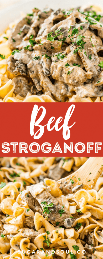 Beef Stroganoff - Easy Dinner Recipe | Sugar and Soul Co