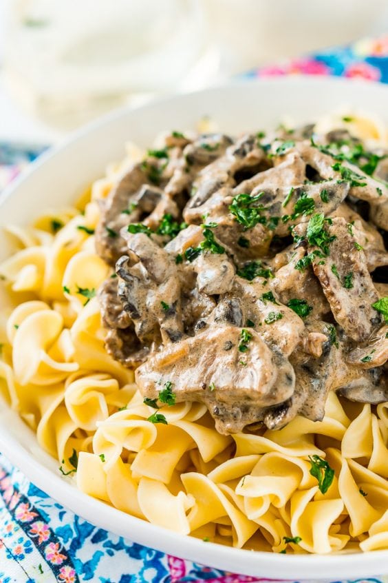 Beef Stroganoff - Easy Dinner Recipe | Sugar and Soul Co