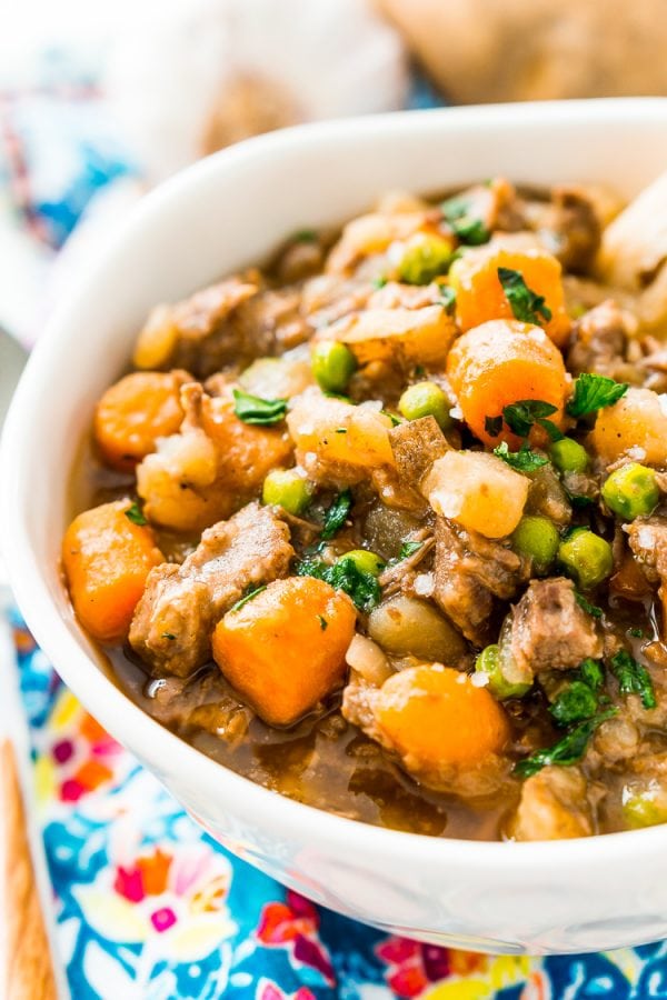 Best Ever Crock Pot Beef Stew Recipe | Sugar & Soul