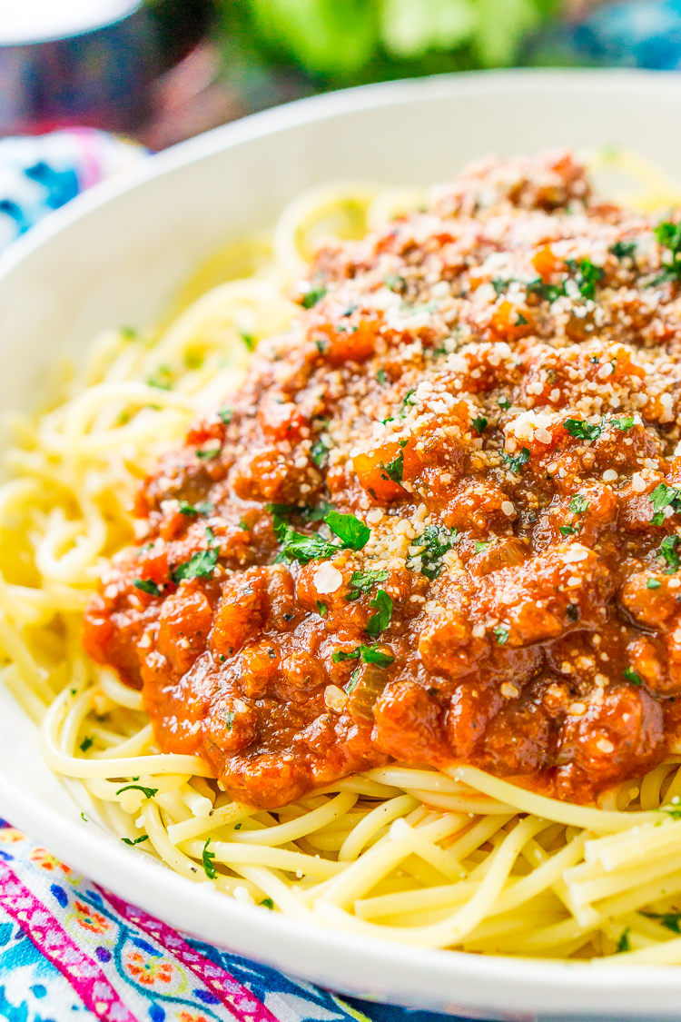 Spaghetti Bolognese Sauce Recipe Sugar Soul