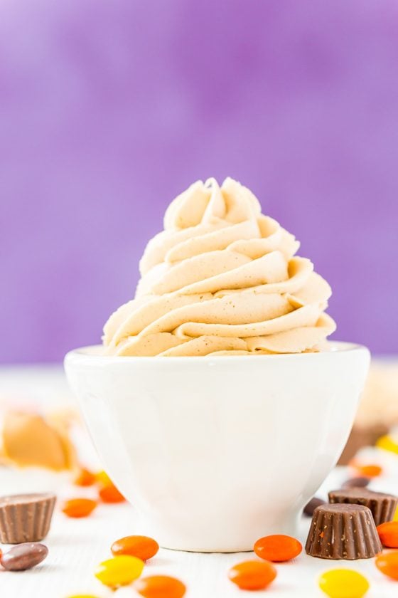 Homemade Peanut Butter Frosting Recipe Sugar And Soul   Best Ever Peanut Butter Frosting Recipe 3 560x840 