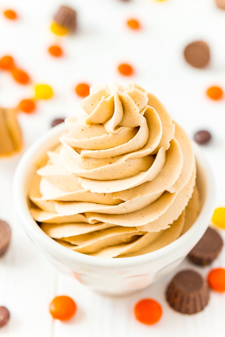 Peanut Butter Frosting Recipe - THE BEST EVER! | Sugar & Soul