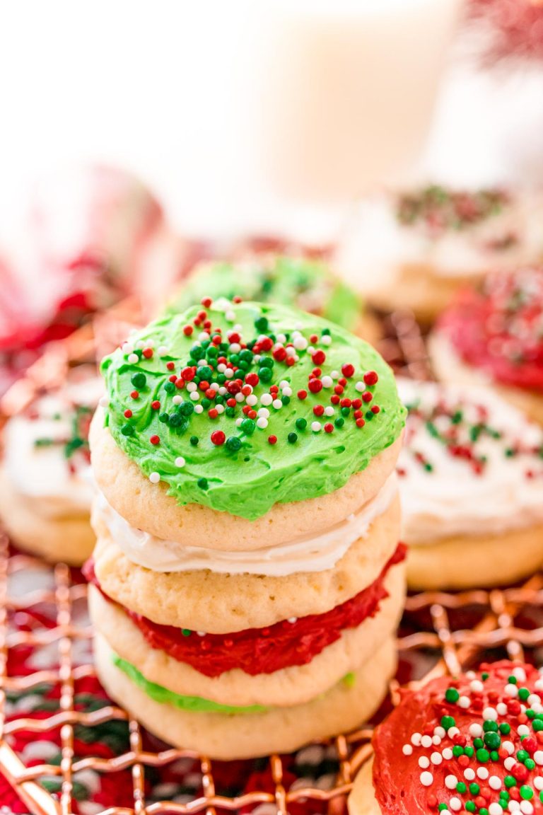 Soft Christmas Sugar Cookies Recipe - Sugar and Soul