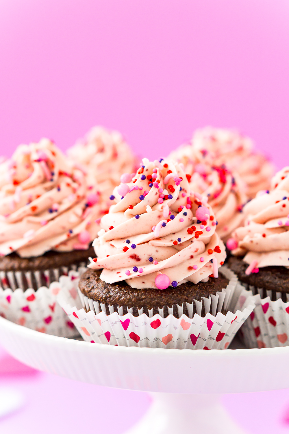 Strawberry Chocolate Cupcakes Recipe | Sugar & Soul