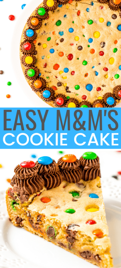 Easy M&M's Cookie Cake Recipe | Sugar & Soul Co